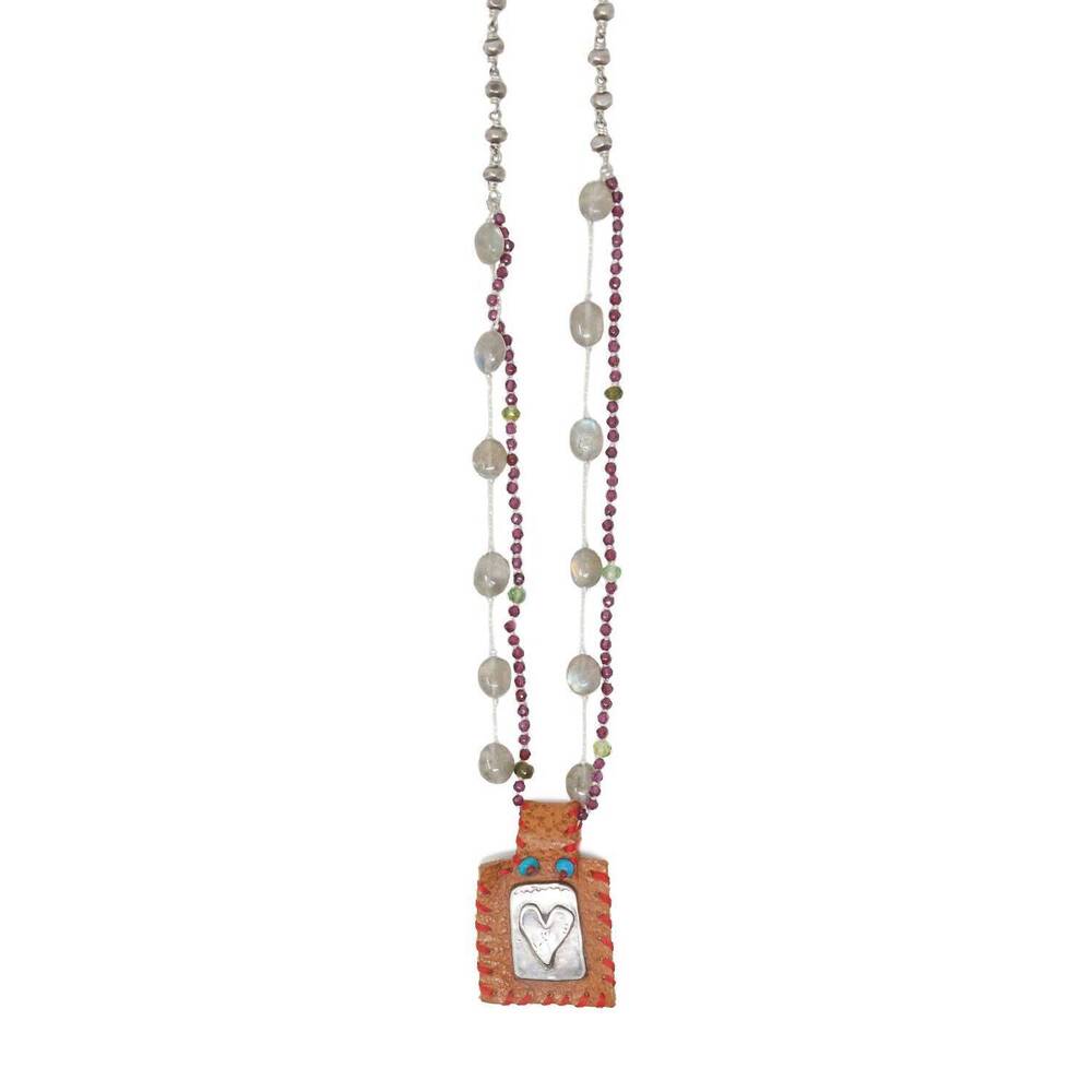 NEW JES MAHARRY women's double strand necklace necklace in one color